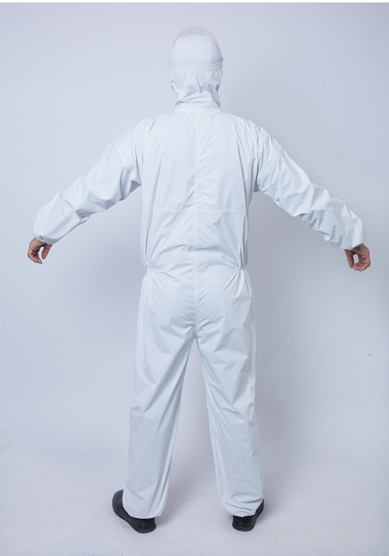 全身防护服非一次性带帽防水工作工厂重复使用连体连帽防护隔离服
