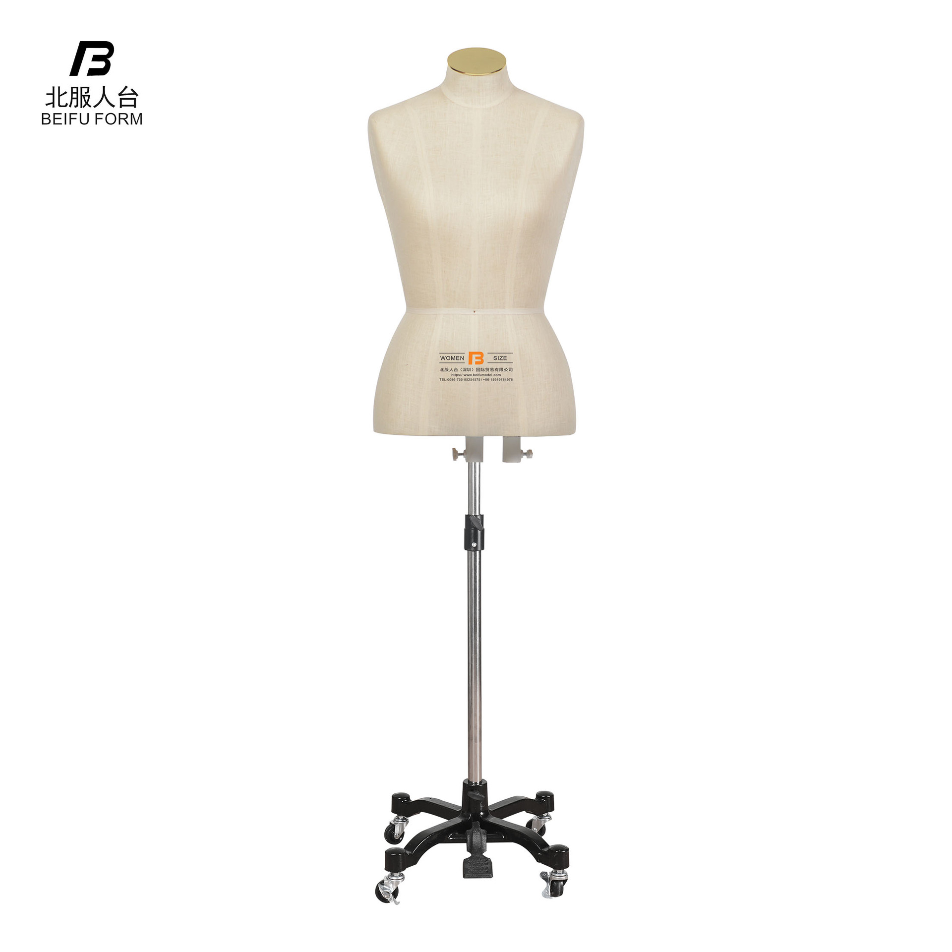 高级定制立体裁剪人台女 制服m码模特服装展示人台