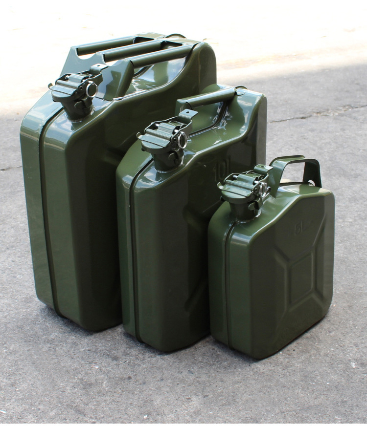 汽车备用油桶 金属加厚防爆汽油桶10l20l 30升柴油壶摩托车加油桶