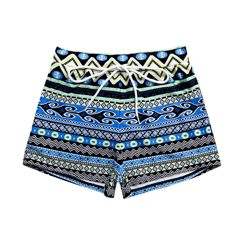 亦美珊沙滩裤女 宽松大码海边度假女士花短裤小清新可爱游泳裤女