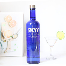 洋酒批发 蓝天伏特加SKYY VODKA 深蓝伏特加750ml 原味