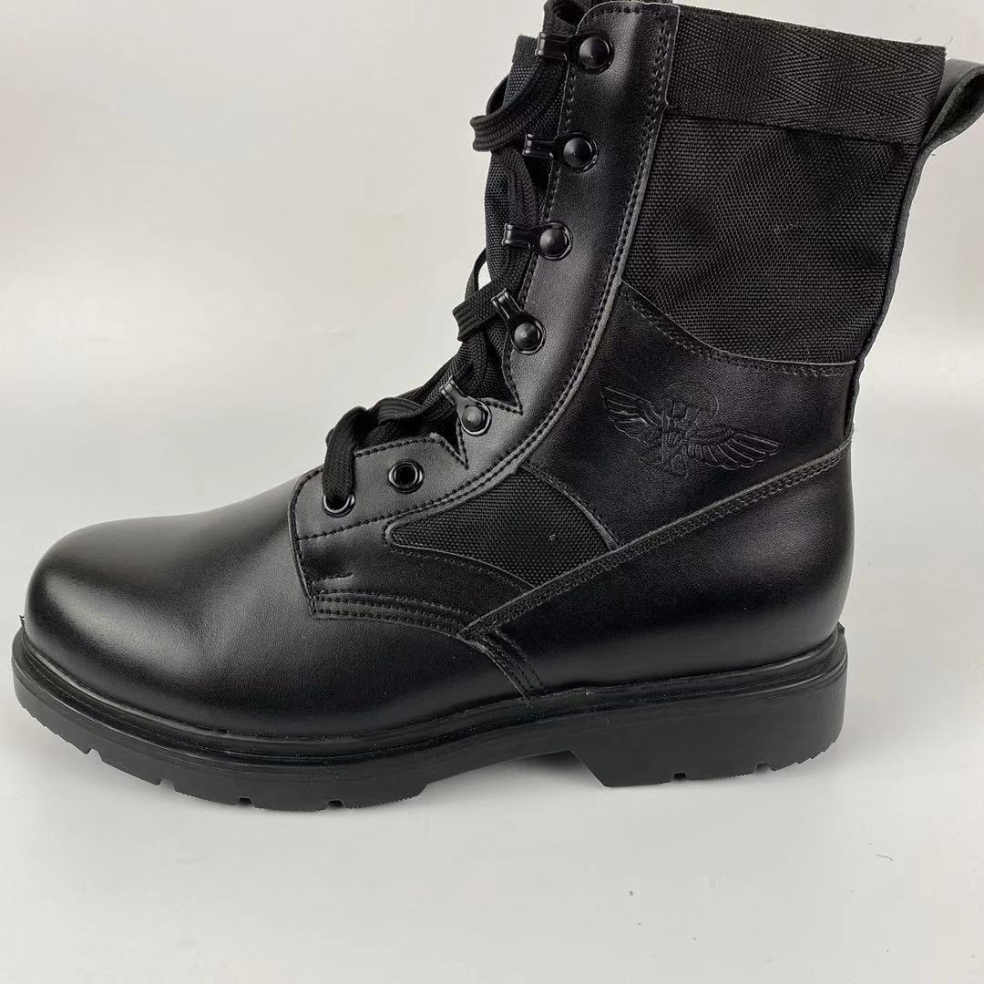 光军真皮06伞兵靴作训靴作战靴男登山鞋战术靴户外鞋战术靴飞行靴