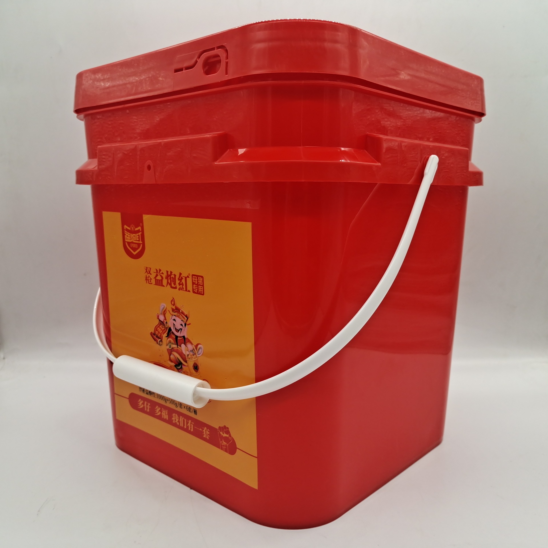 厂家供应25升塑料方形桶 化工塑料桶 防冻液桶 塑料吨桶加工定制