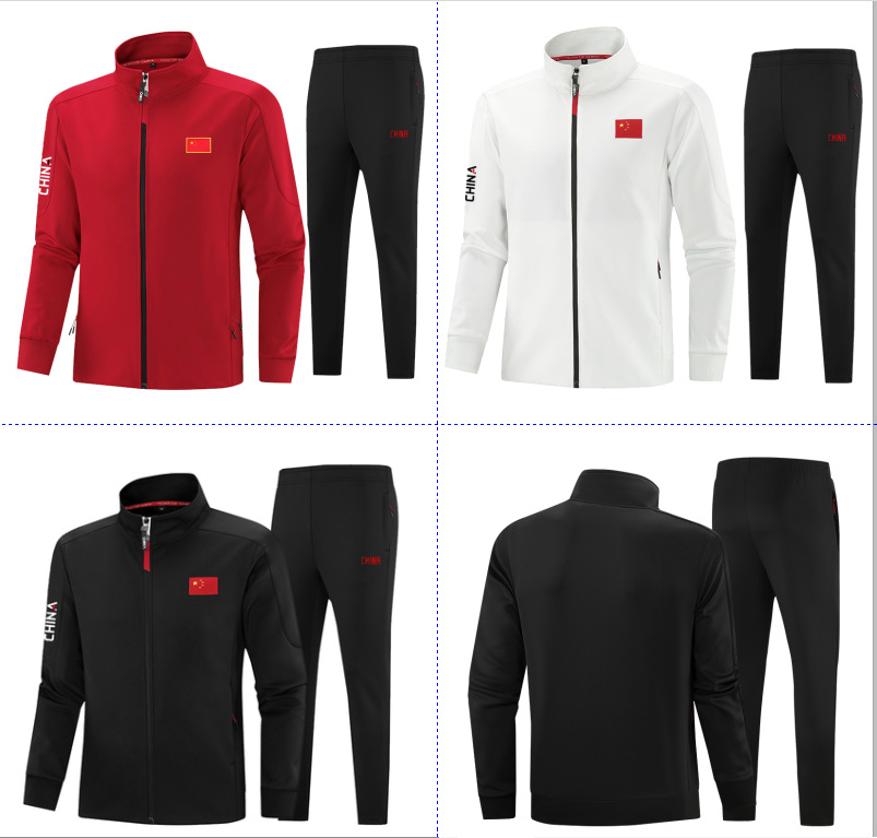 国家队运动服国旗套装运动员体育生训练服公司团建活动运动会服装-阿