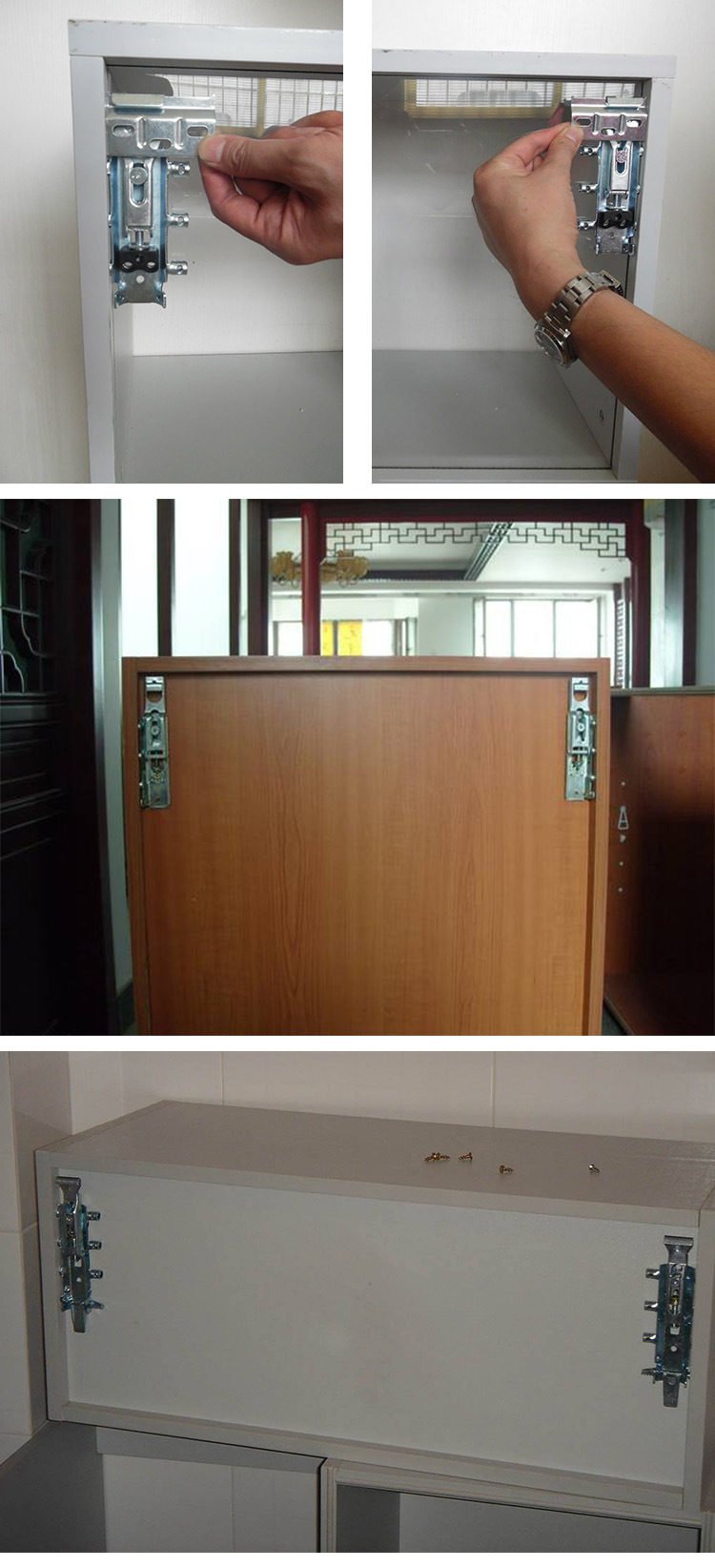 分左右橱柜铁吊码三牙暗装橱柜隐形吊码镀锌隐藏式吊码可调节