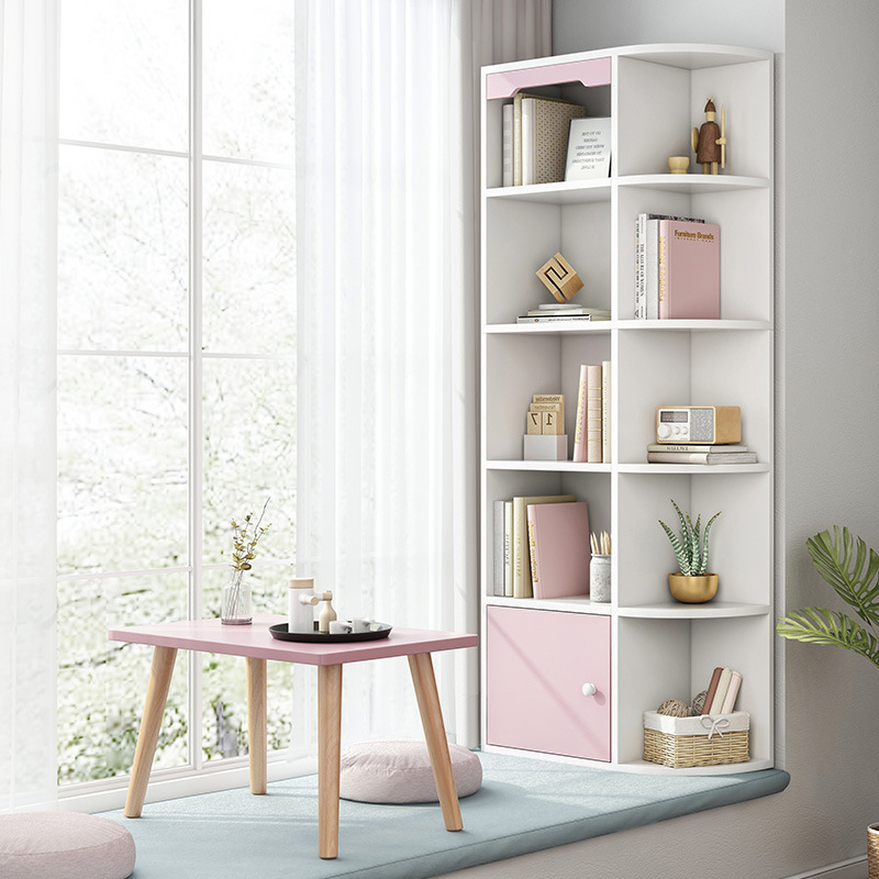 飘窗柜储物柜卧室榻榻米小书柜飘窗书架置物架阳台窗台柜收纳柜子