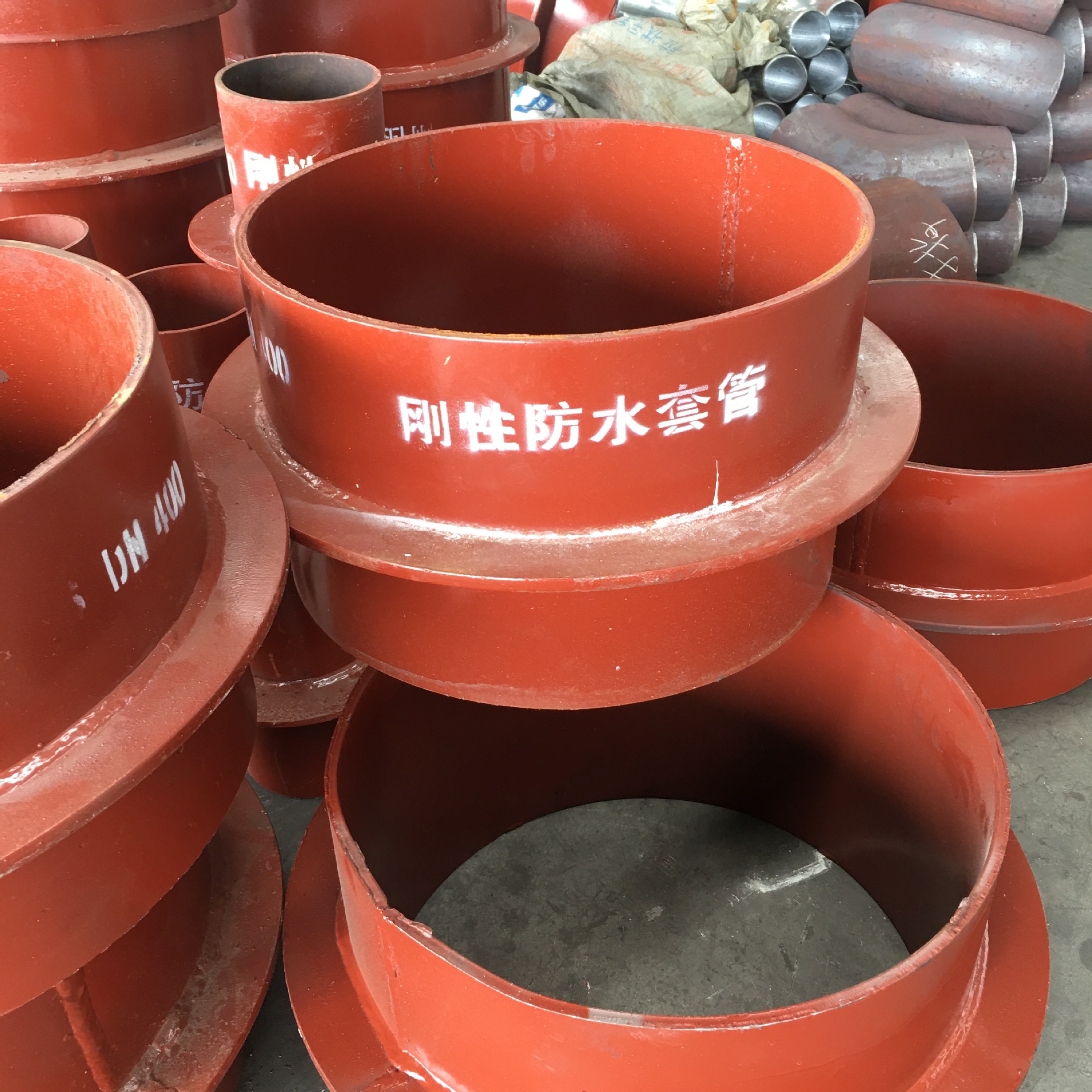 厂家直销 柔性防水套管 国标a型/b型止水环穿墙刚性防水套管定制