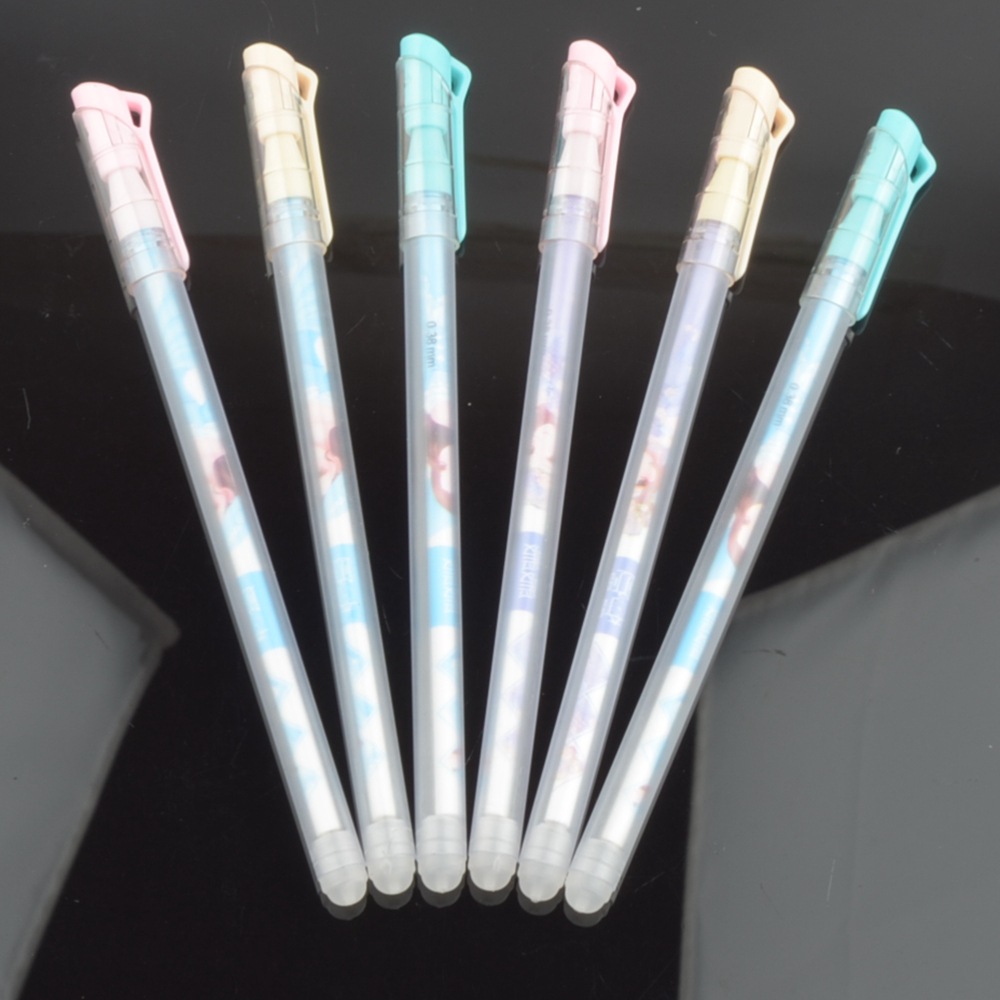 厂家批发可擦笔韩版卡通摩易擦可擦中性笔晶蓝碳黑摩易消摩摩擦笔