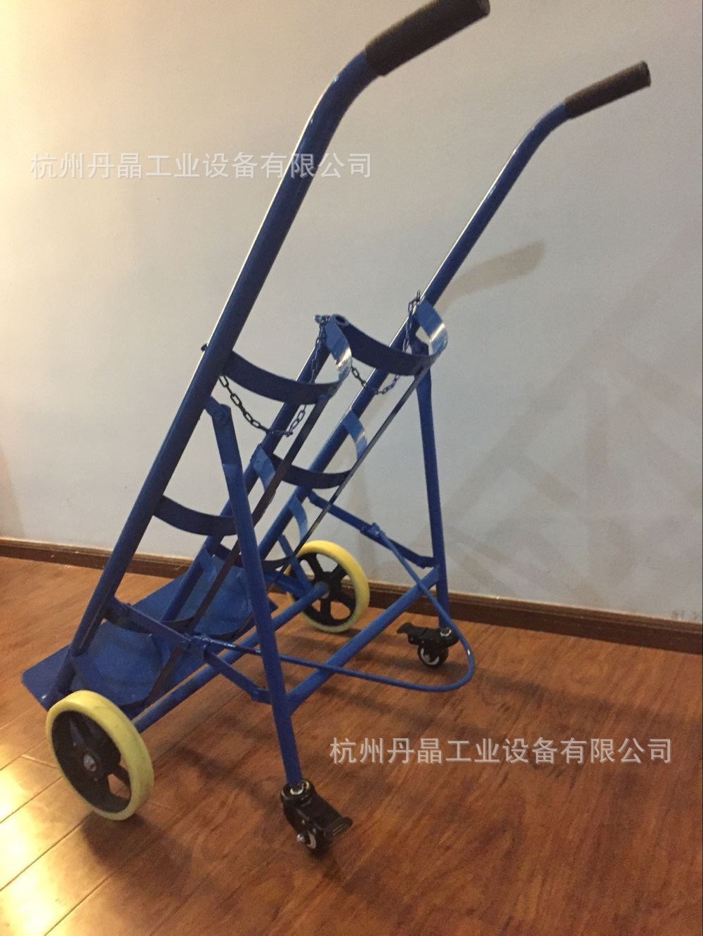双瓶四轮氧气乙炔瓶推车钢瓶手推车学校气瓶存放推车厂家直销现货