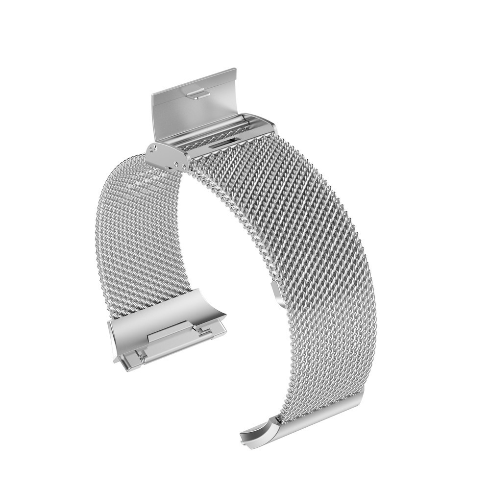 适用于fitbit ionic表不锈钢网状表带 ionic手表金属编织腕带