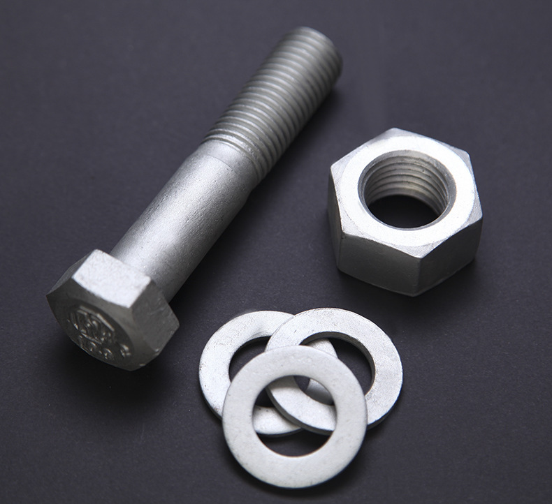 厂家定制六角螺栓达克罗双头光伏太阳能配件高强外六角螺栓紧固件