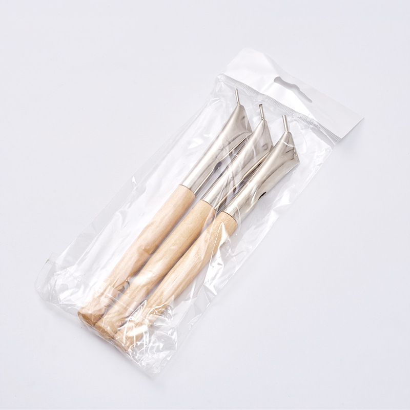 厂家直销 3支蜡染笔绘画工具 泥塑工具陶泥工具雕刻工具diy