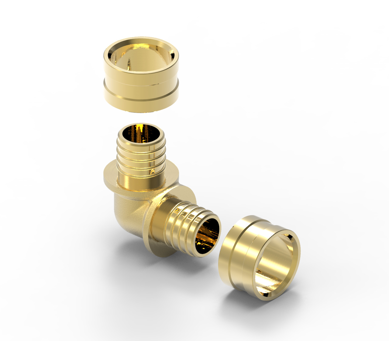 地暖 螺纹欧标 黄铜 滑紧管件 地暖管道连接