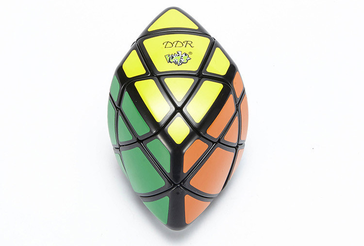 蓝蓝六轴菱面魔方 john lin curvy 菱面斜转异形魔方外贸益智玩具