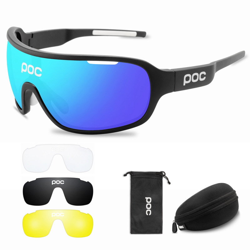 Poc Do Blade 4 Lens Set Full Frame Cycling Glasses Sports Outdoor Bicycle Goggles Cycling