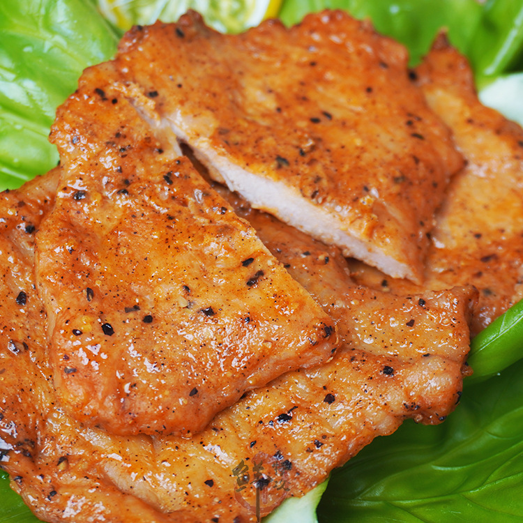 正大脆皮猪排黑椒味【1kg约17片】西餐香煎猪排炸猪扒 冷冻半成品