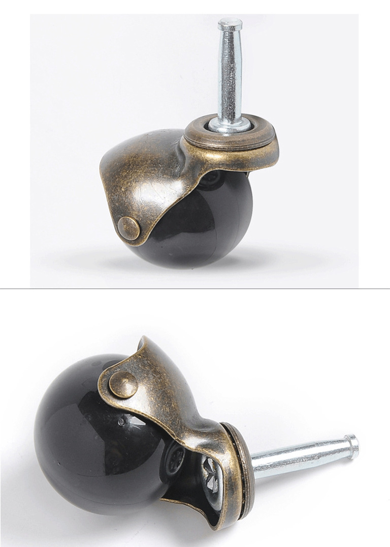 跨境货源2寸pp地球轮 球形轮子 家具万向脚轮 沙发轮 椅子滑轮子