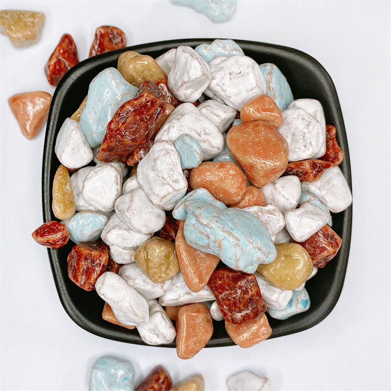 巧克力味石头糖石头酸奶味奶糖2斤儿童休闲零食石头软糖厂家批发