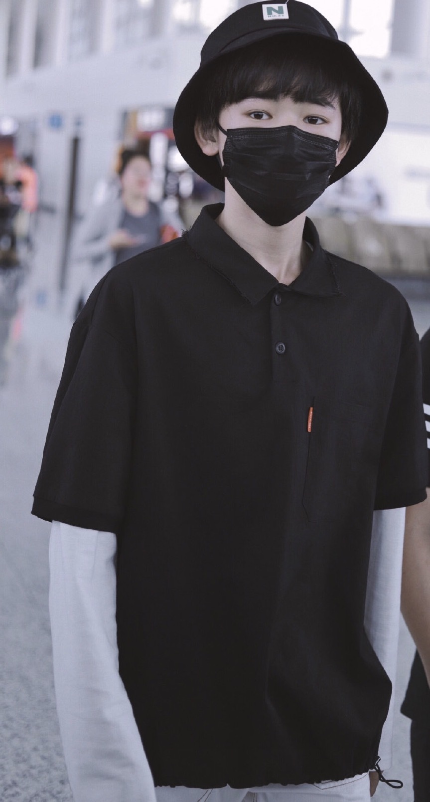 时代少年团宋亚轩同款渔夫帽男ins嘻哈潮牌帅气黑色遮阳帽学生女