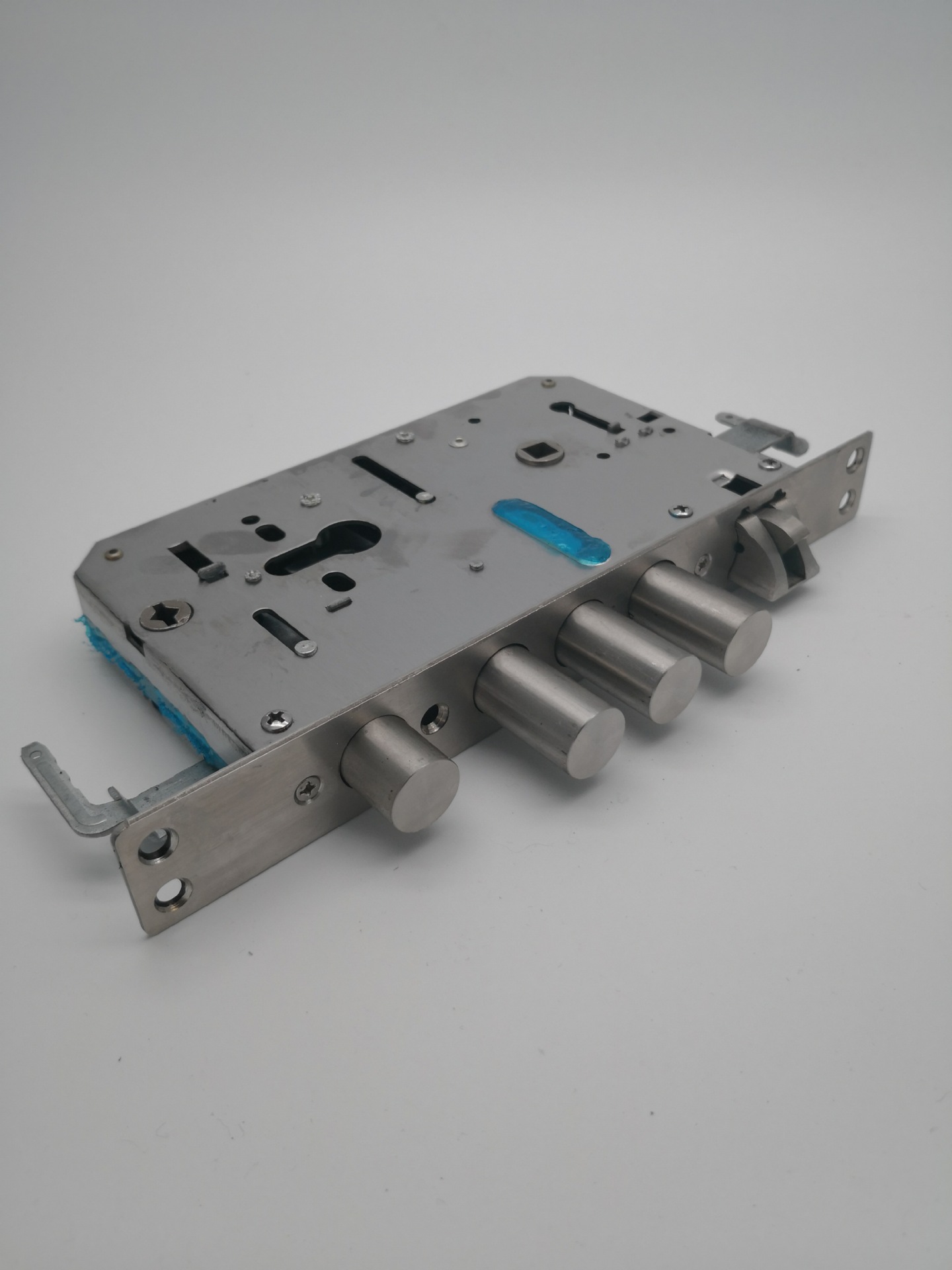 全自动锁防盗门锁体大圆头大圆柱自弹锁体双快双活锁体厂家直销