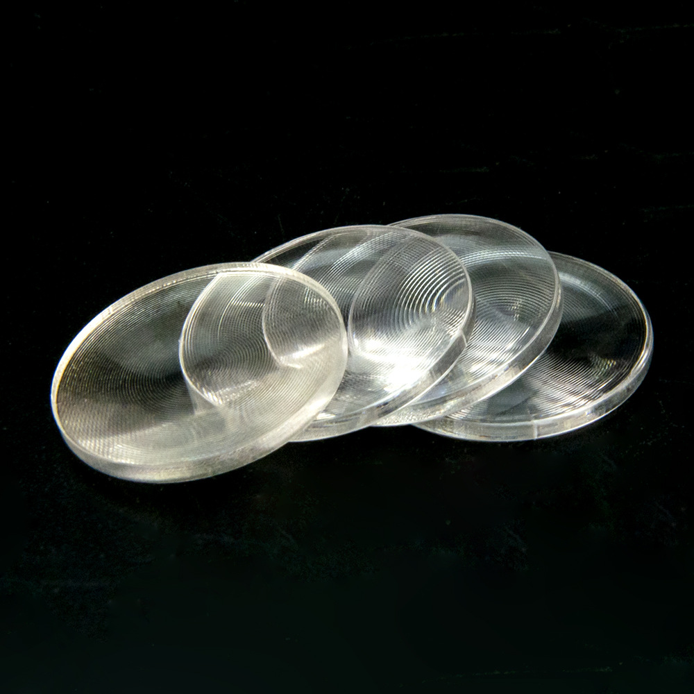 厂家设计定制菲涅尔透镜螺纹聚光镜短焦圆形直径30电筒改装用镜片