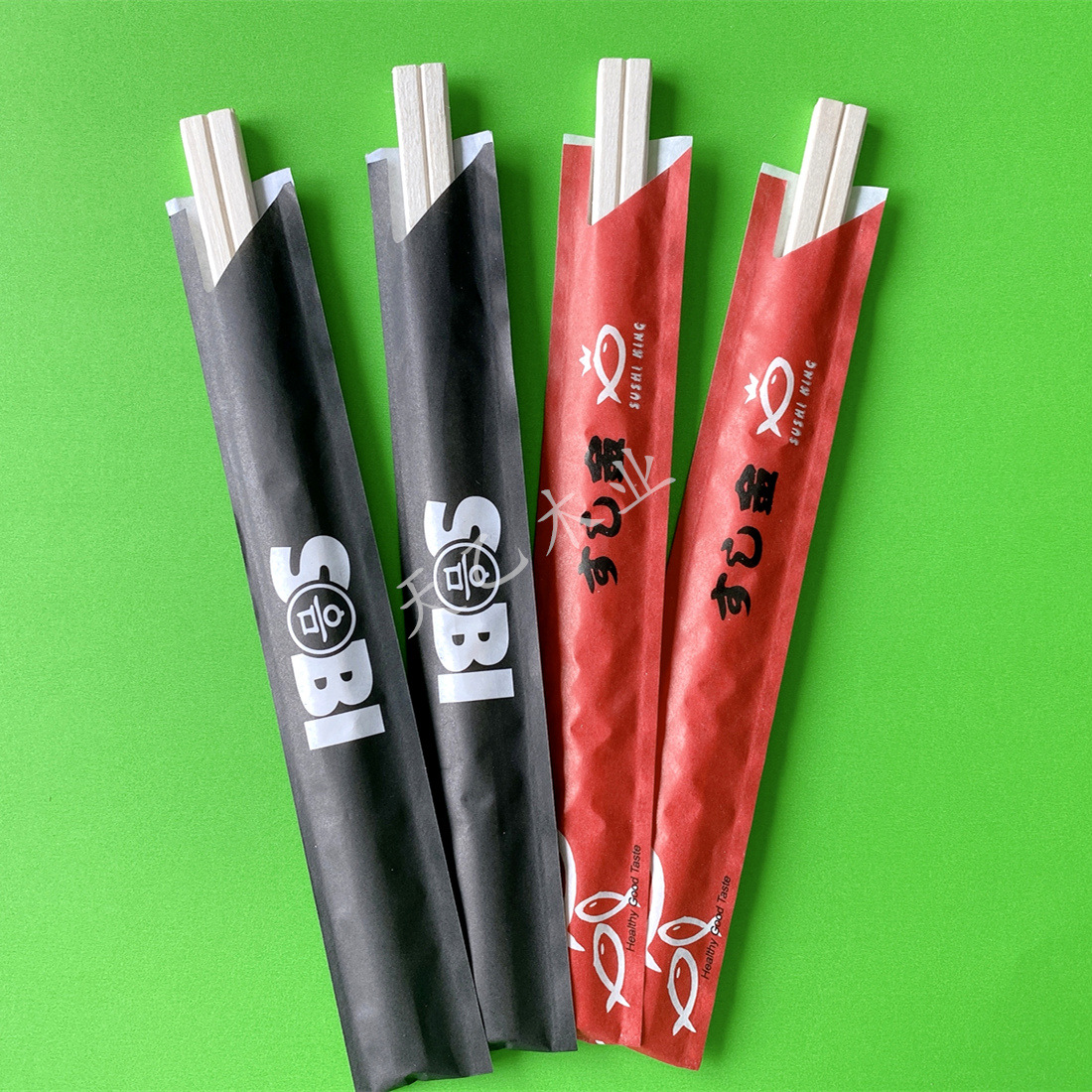 杨木制一次性筷子 杨木元禄筷子203x4.2mm 塑料完封 纸完封半封