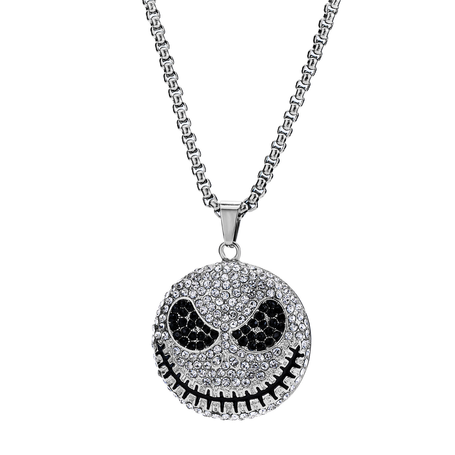 吊坠饰品_欧美男嘻哈饰品合金镶钻惊悚圣诞hiphop嘻哈吊坠现货 - 阿里