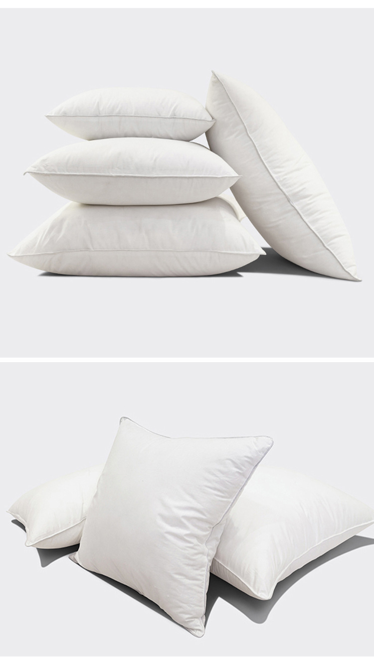 学生羽绒棉枕芯全棉枕芯45*45cm酒店枕头儿童羽丝绒方形 抱枕枕芯