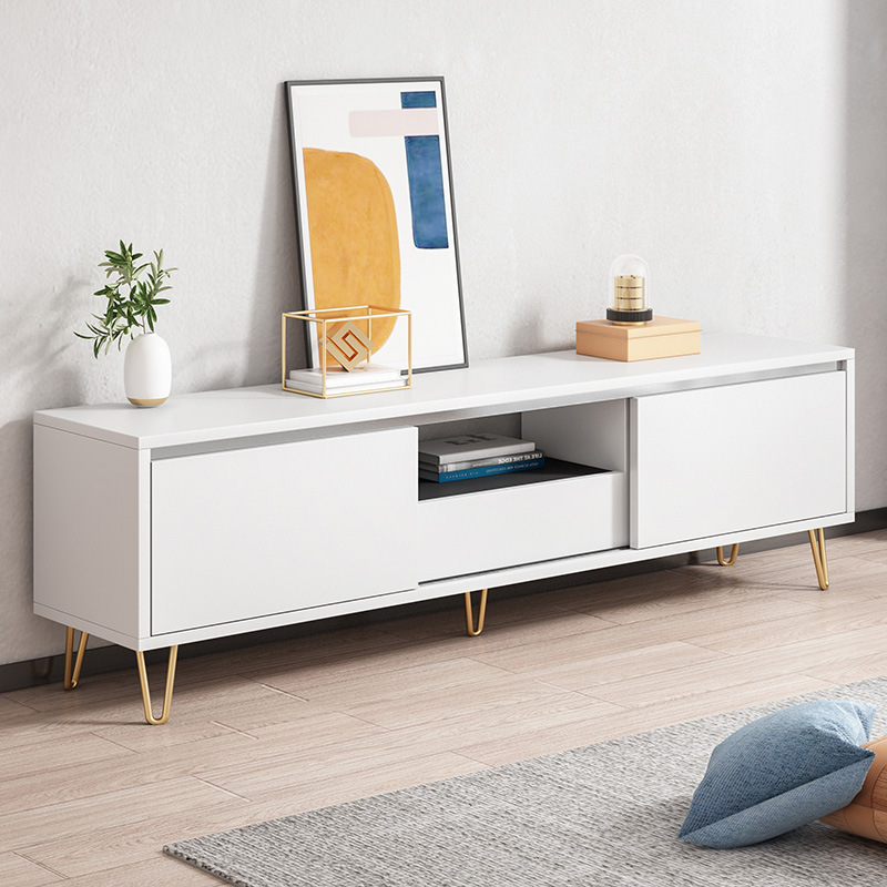 轻奢电视柜现代简约边柜组合墙柜ins茶几电视机柜小户型客厅柜子