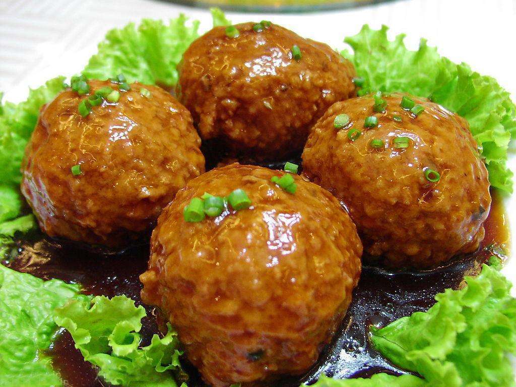 佳和利狮子头红烧丸子四喜肉丸2.5kg装饭堂快餐蒸煮小吃-阿里巴巴