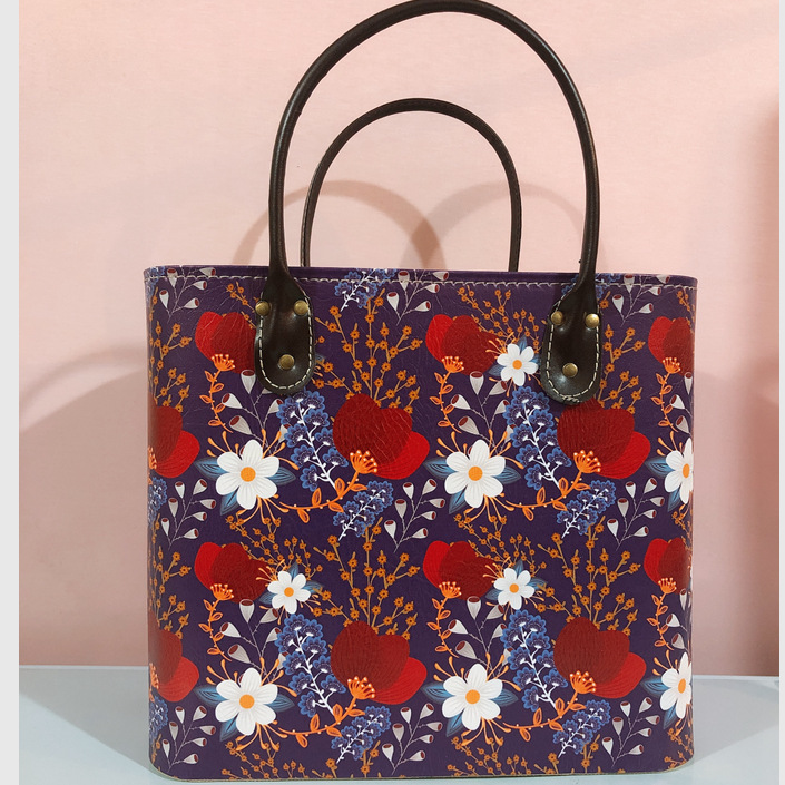 时尚套装手提篮 欧式皮革收纳篮 酒店送礼红酒包装篮