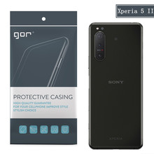 GOR 适用索尼Xperia 5 Ⅲ 手机保护套 Xperia 5 II透明TPU软壳