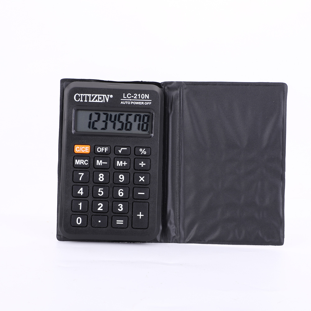 Affordable Pocket Elementary School Student Calculator Leather Case Computer Logo Printing Ct210n Gift Special