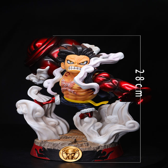 贼好玩海贼王gk大手猿王枪四档路飞雕像盒装手办公仔摆件模