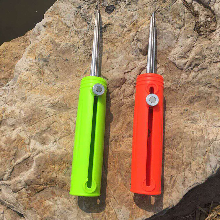 新款鱼竿立竿器 钓鱼插杆器 钓鱼配件批发垂钓用品立杆器渔具批发