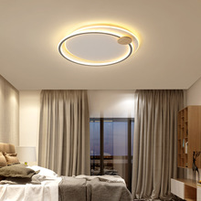 卧室灯简约现代吸顶灯创意极简房间灯北欧2022新款书房灯主卧灯具