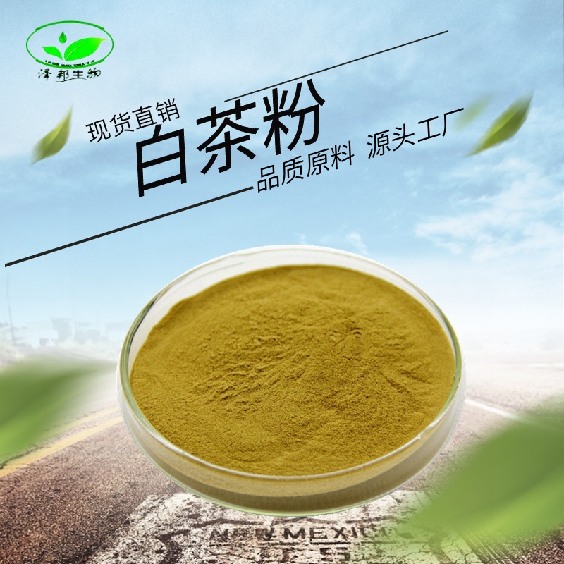 白茶粉 99% 泽邦供应 奶茶烘焙原料 富含茶多酚18% 白毫提取物