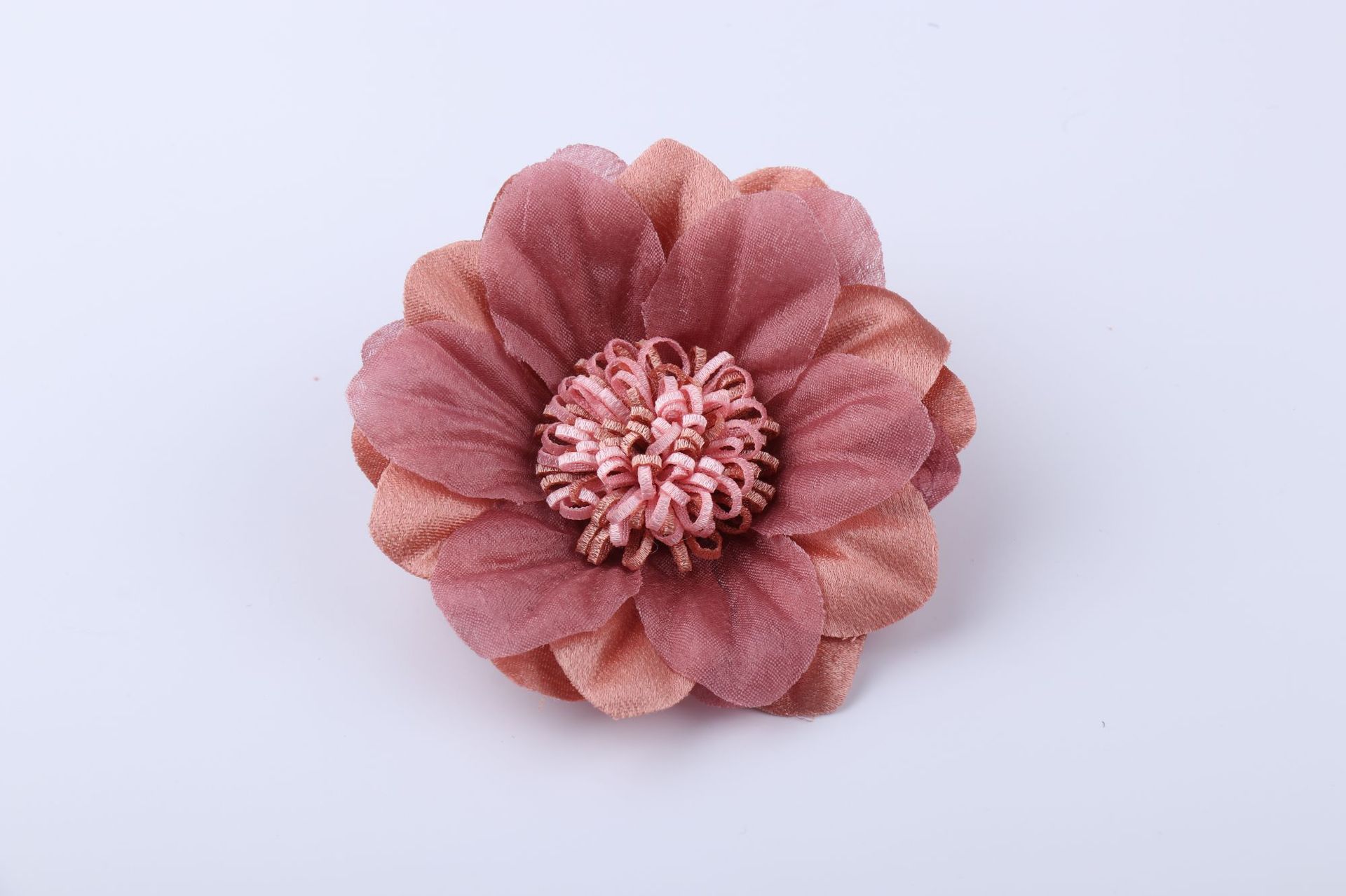 义乌布花厂家装饰发饰配件布艺花diy手工发夹胸针耳环布花朵现货