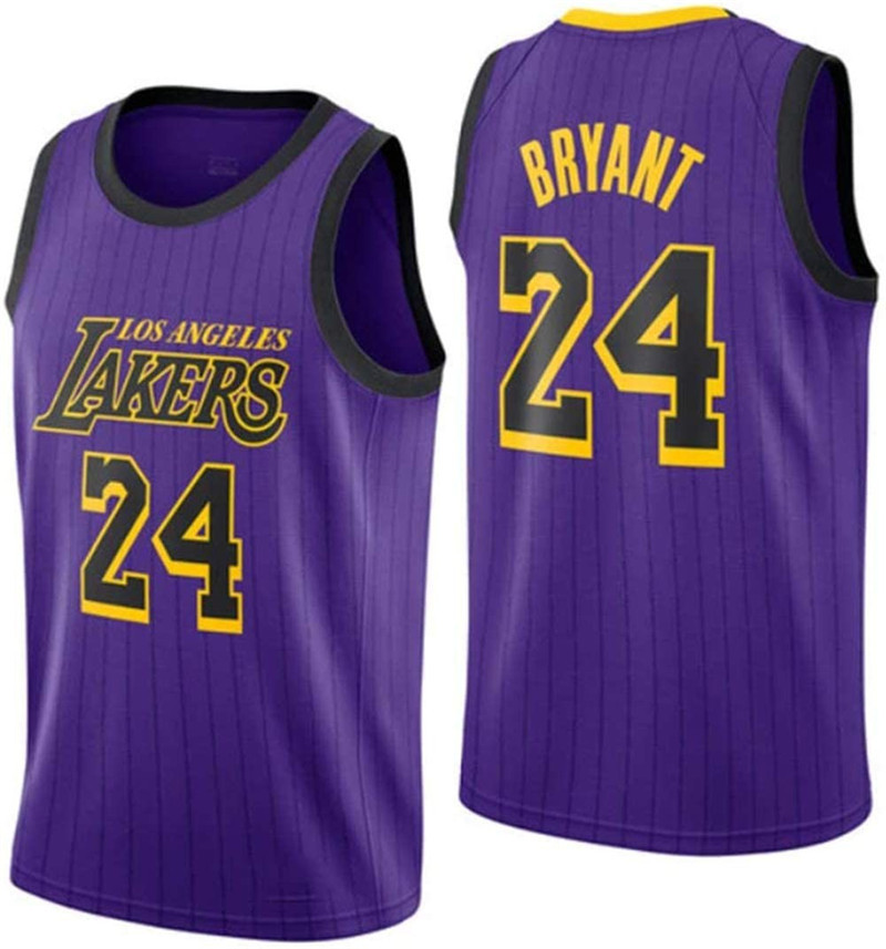 nba球衣湖人队科比24号 lakers #24 kobe 复古纪念版篮球衣服批发