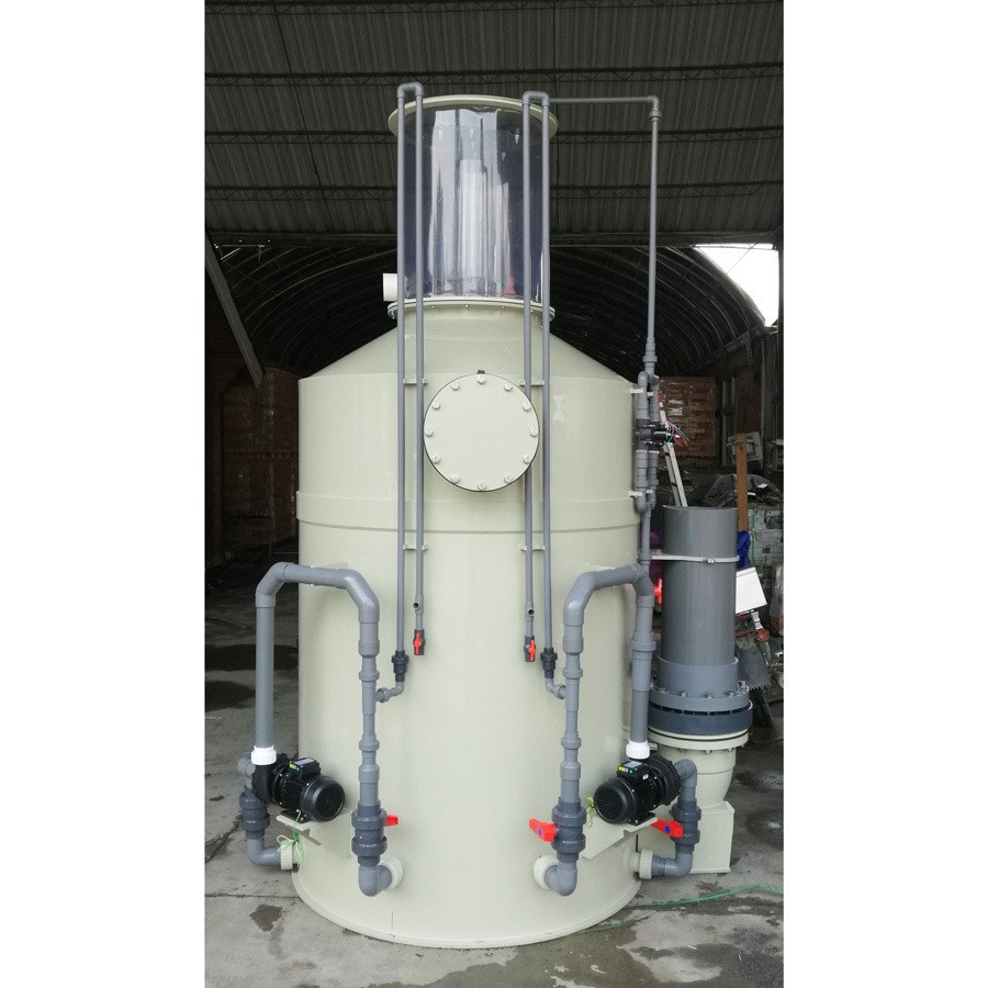 150吨/小时 蛋白质分离器 气浮装置 循环水养殖自动化泡沫撇除器