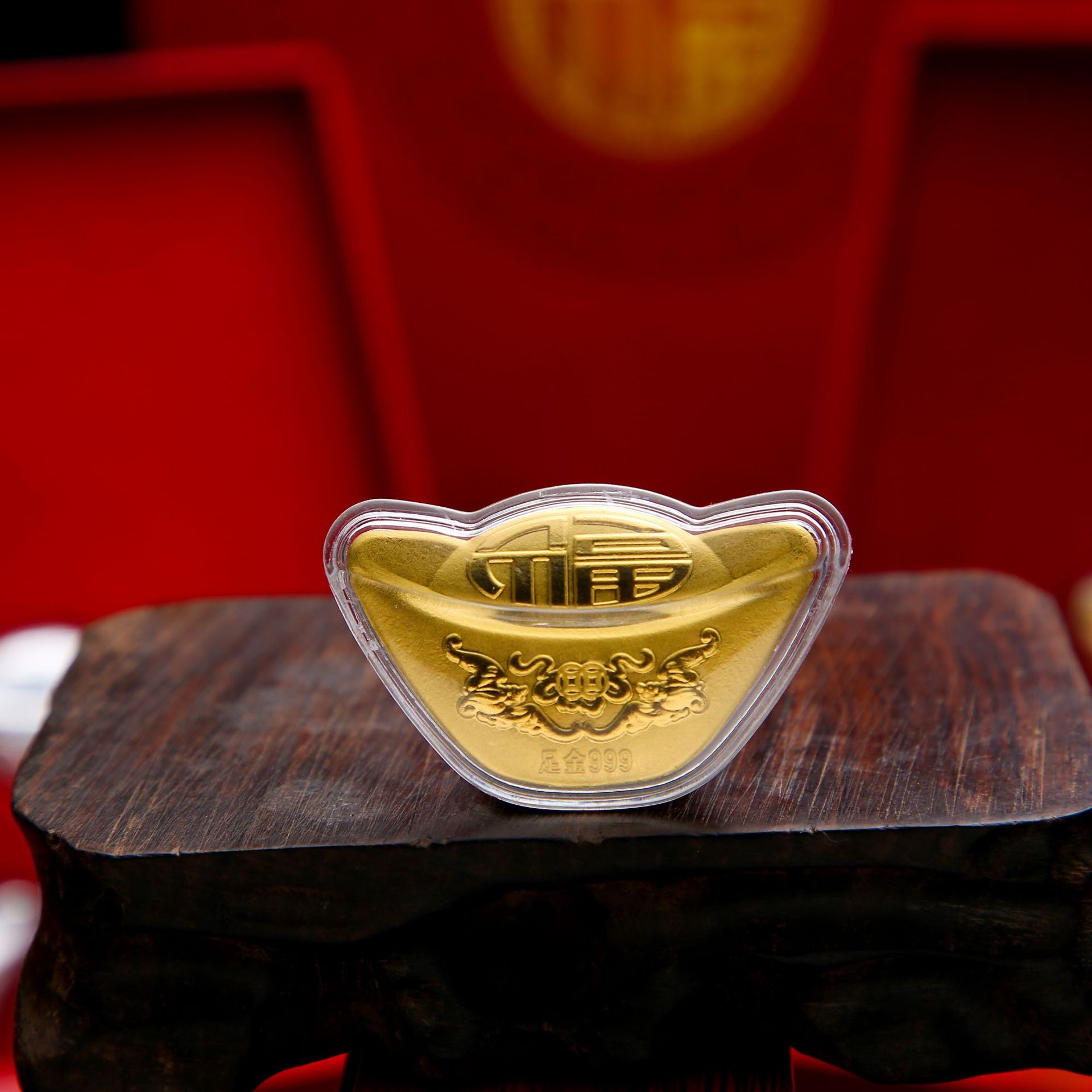 足银999白银万两财源广进万两黄金元宝套装 招财摆件礼品厂家批发