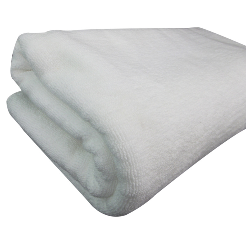 White Bath Towel 500G Five-Star Hotel Towel Pure Cotton plus Size Thickening Absorbent Hotel 100% Cotton Bath Towel Logo