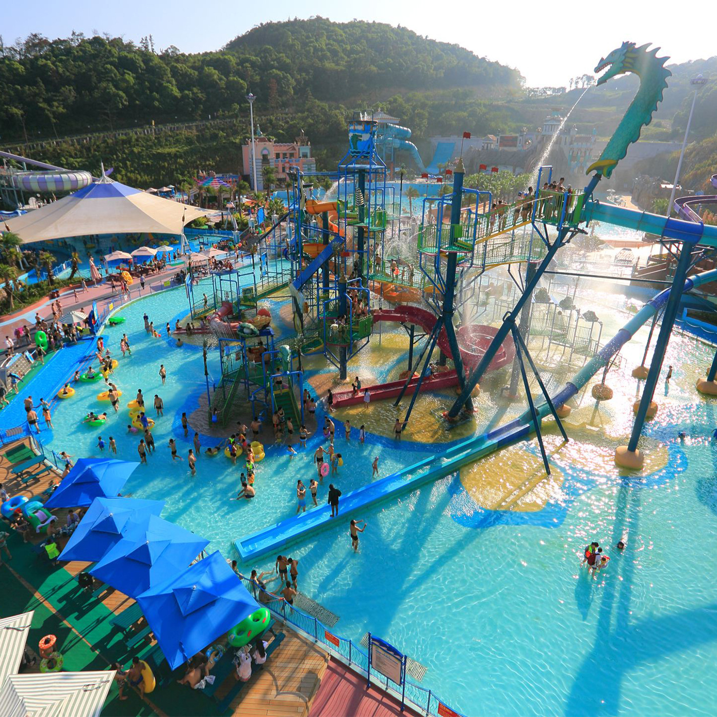 水上乐园设备大型水寨水屋主题性水上娱乐项目