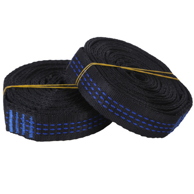 75米蓝色绑树带吊床绑带高强涤纶带登山扣绑带织带