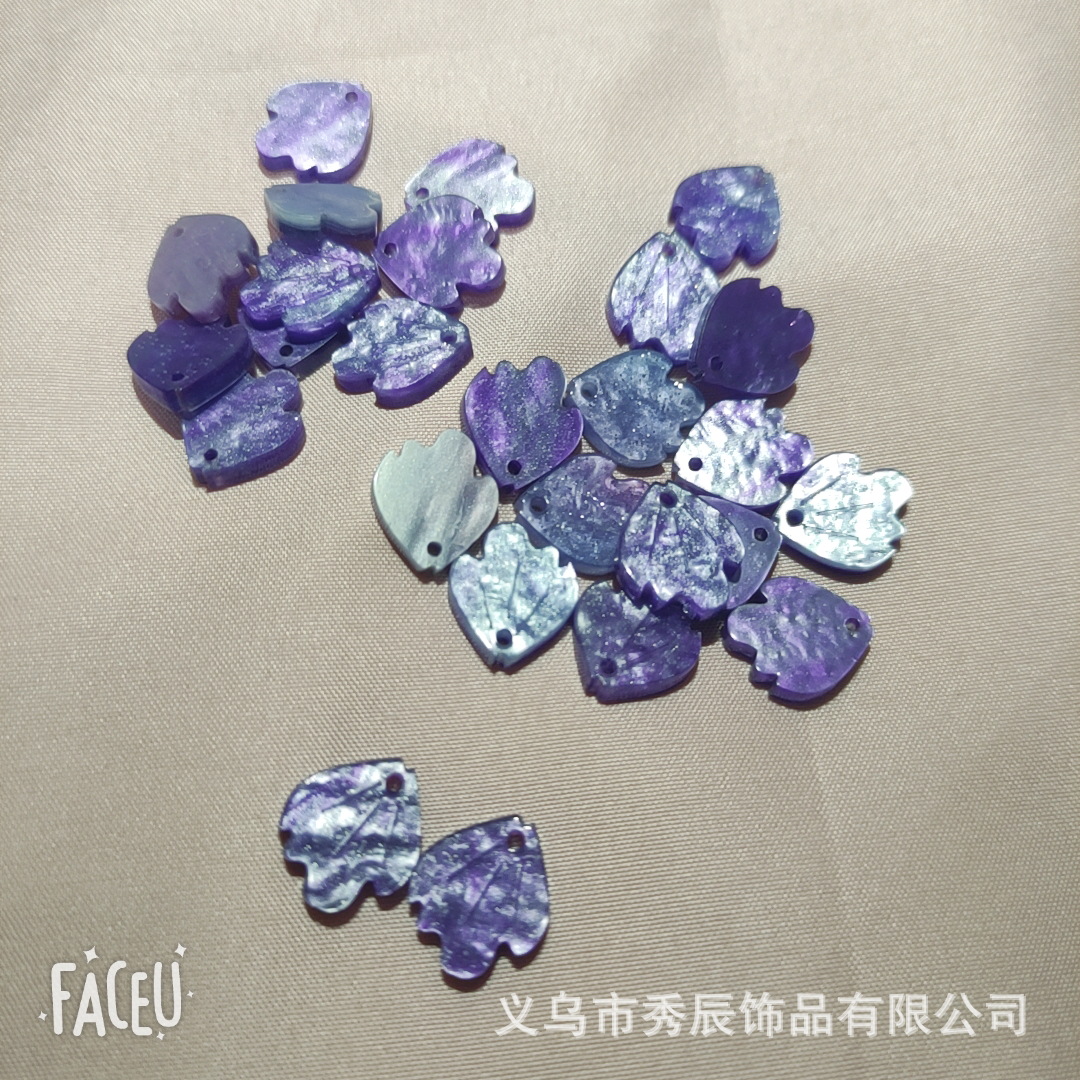 DIY Antiquity Hair Clasp Headdress Jewelry Accessories Materials Acetic Acid Imitation Shell Shell Pattern Petal Leaves