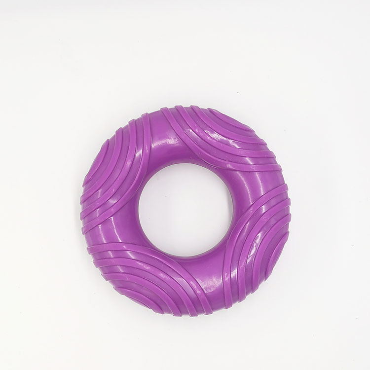 New Dog Toy Molar Tooth Cleaning Rubber Ring New TPR Thread Sound Donut Medium and Large Pet Toy