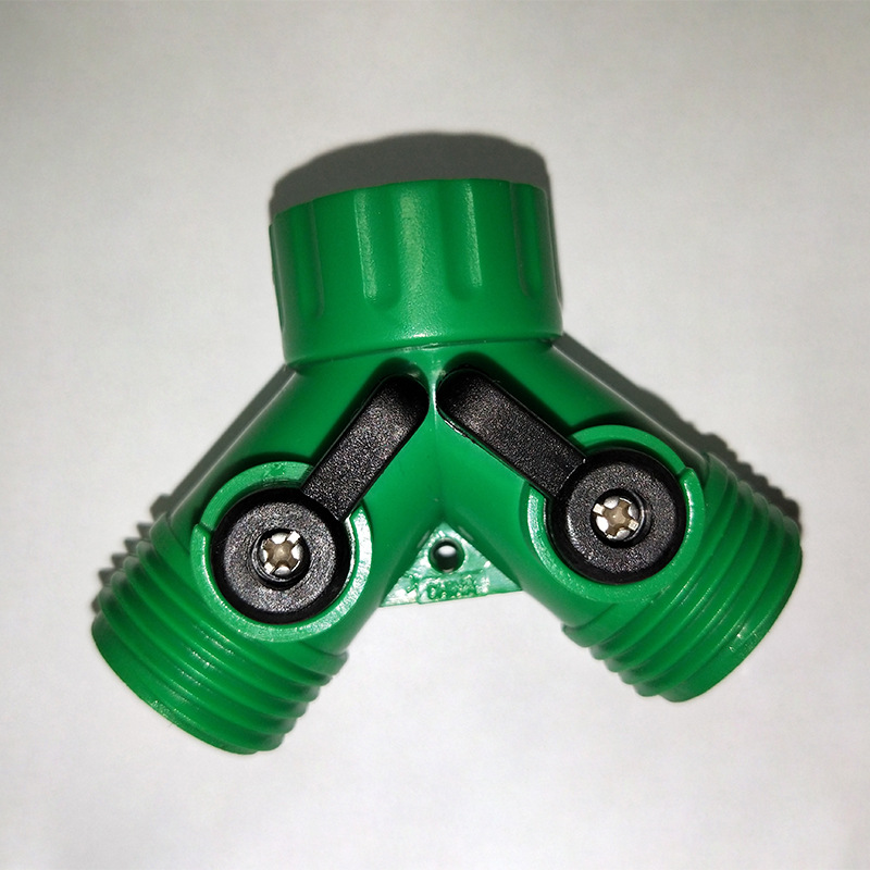 厂家直供abs一通二式水枪水管接头洗车水枪接头园林浇灌水枪接头