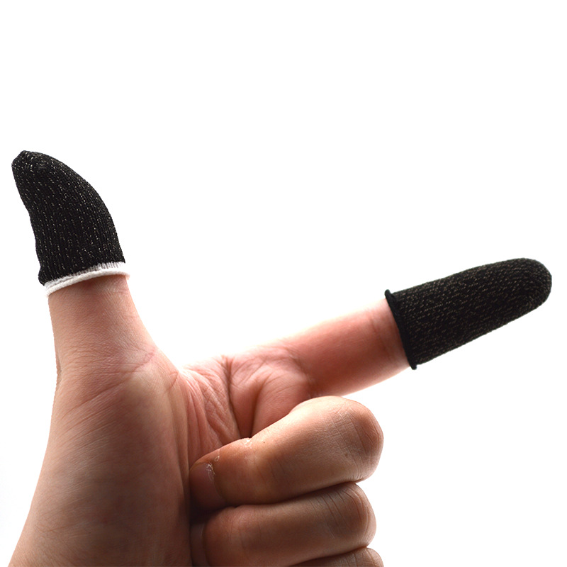 现货供应轻薄游戏手指套防滑防汗全触屏吃鸡王者操作神器指套批发