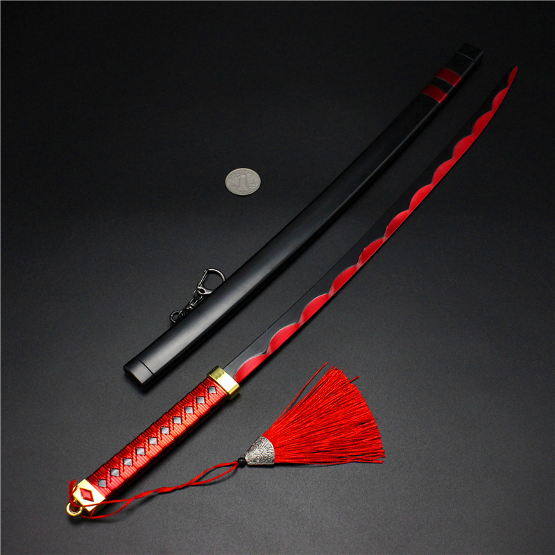 橘右京修罗一刀合金武器模型手办 橘右京带刀鞘刀