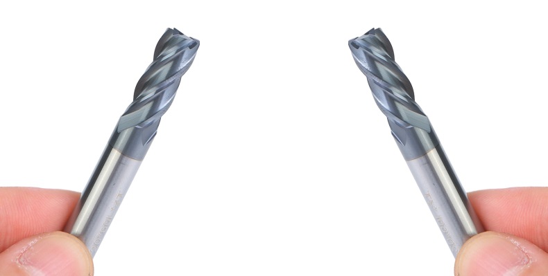 厂家直供45度钨钢铣刀4刃cnc铣刀数控刀具硬质合金黑色涂层钨钢刀